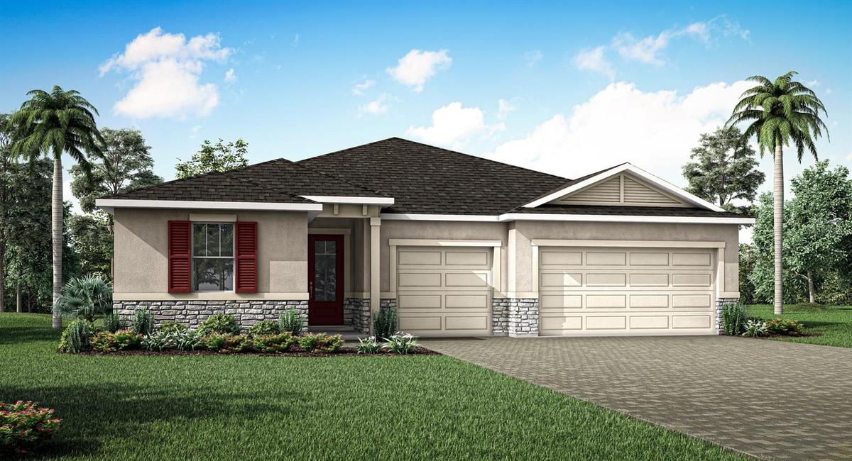 Waterbrooke - Glacier Bay Floorplan - Coastal Elevation