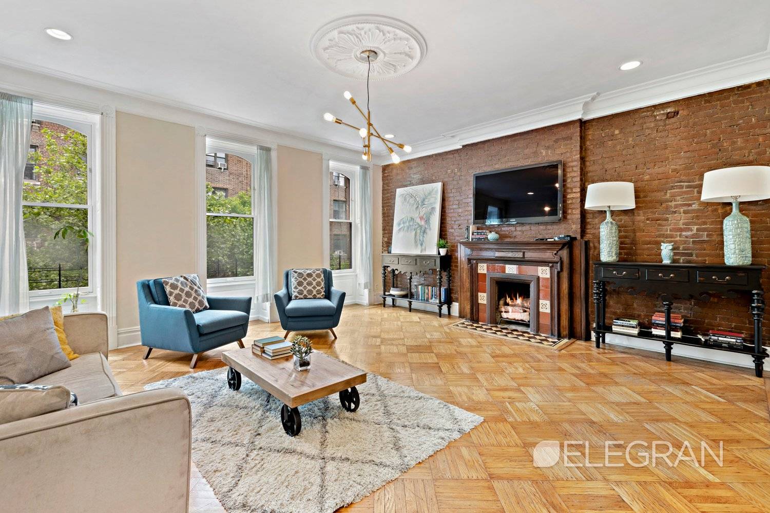 Also available Furnished Perched above a vibrant tree lined street, and steps away from Central Park you'll find apartment 3 ; a beautiful 4 bedroom, 2.