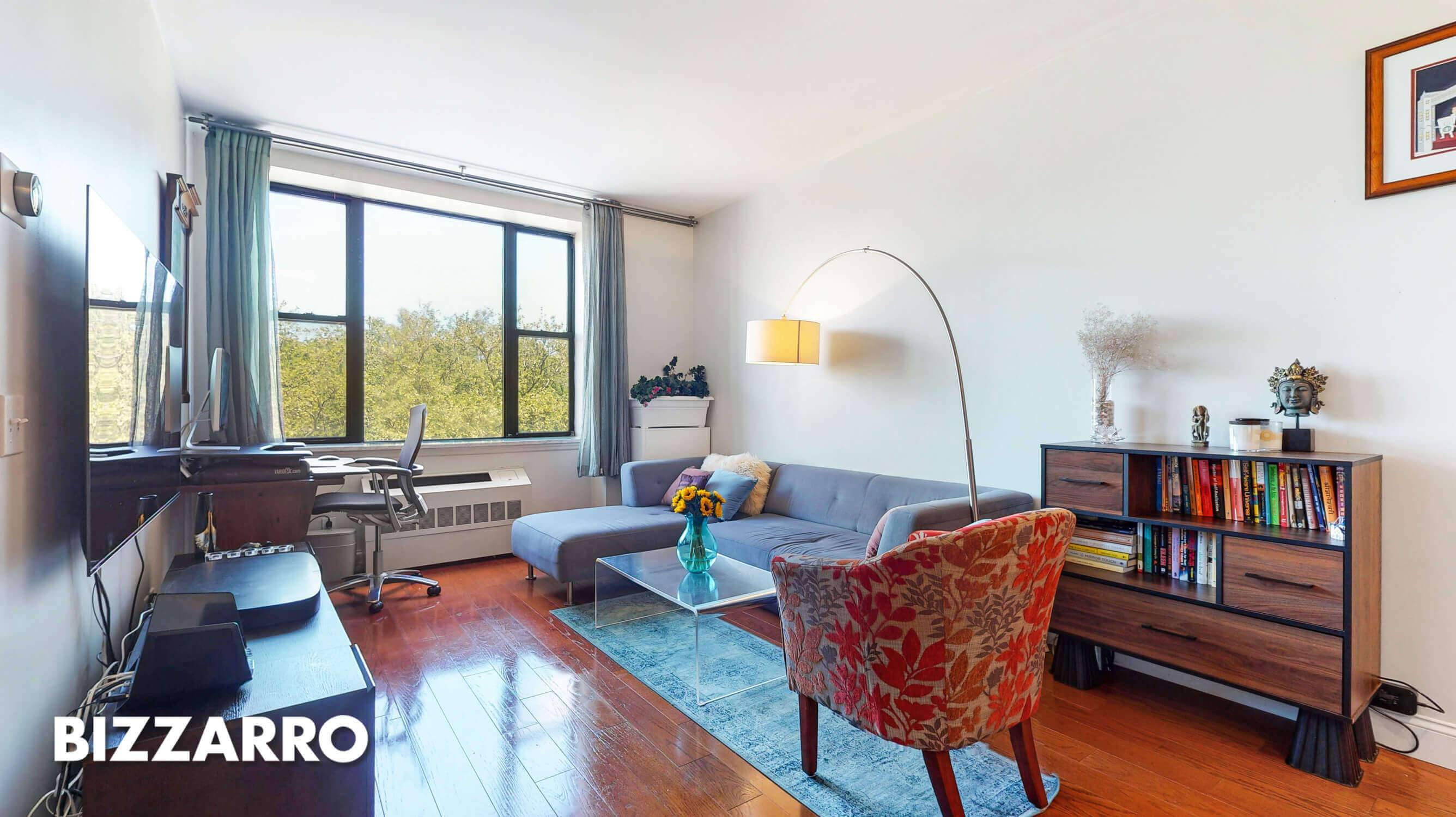 Aside from its interior charms, this Hamilton Heights condo in the Hamilton Parc building at 504 West 136th Street has two great things going for it, and they're both right ...