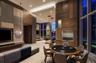 Community lobby featuring recessed lighting
