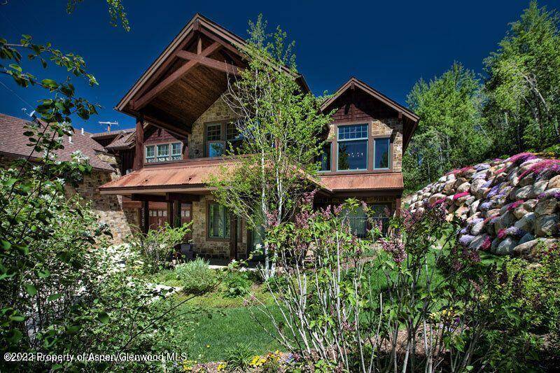 Overlooking the Preserve with views of Independence Pass, this very private, 4154 square foot half duplex townhome is found on the desirable east side of Aspen.