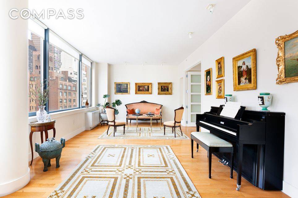 Welcome to the 14th floor of a beautiful boutique condo on East 57th Street, aka Billionaires' Row.