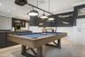 Ground level rec/theater room