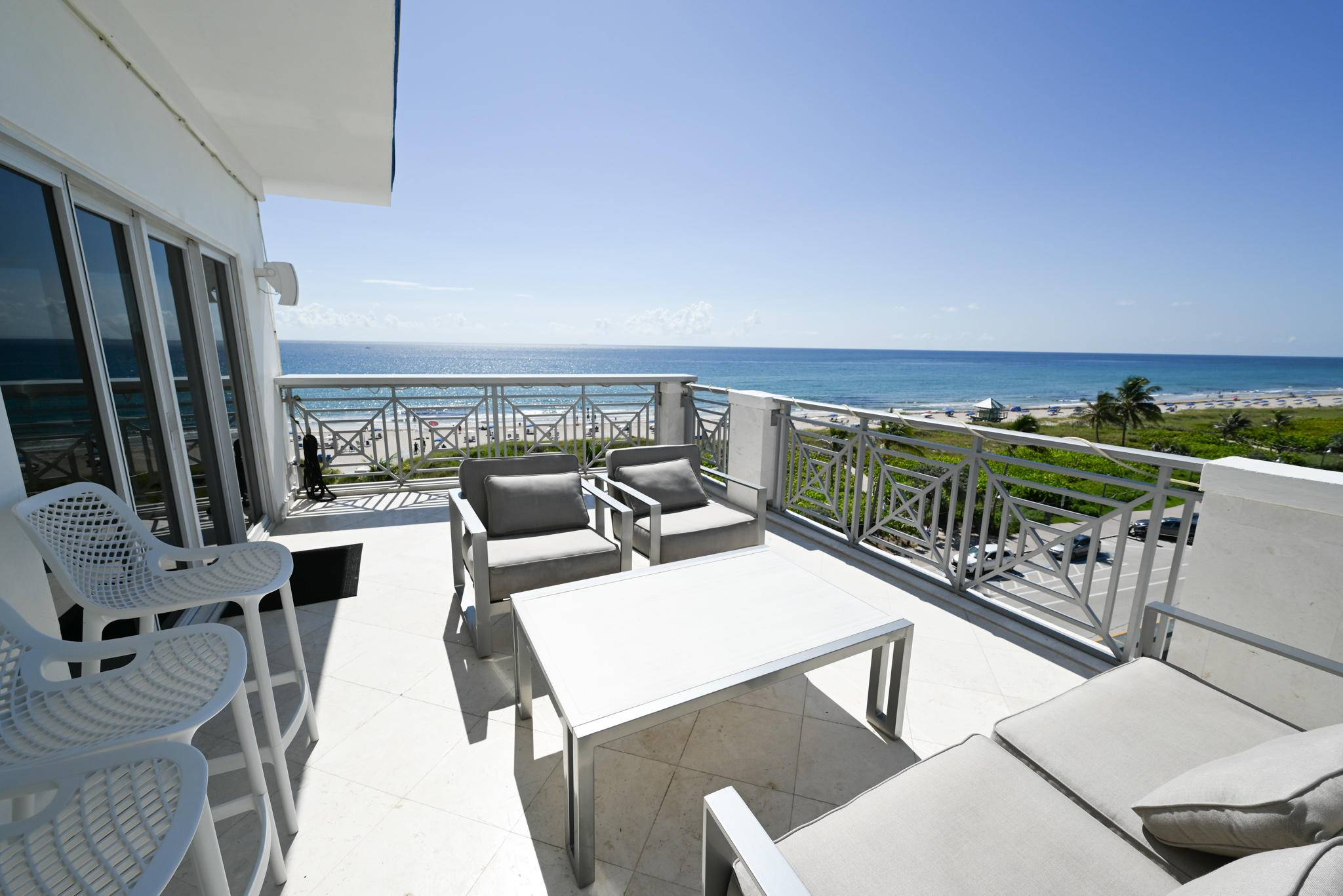 Magnificent 3 Bedroom 2 Bathroom Penthouse Condo Overlooking the Ocean in Delray Beach.