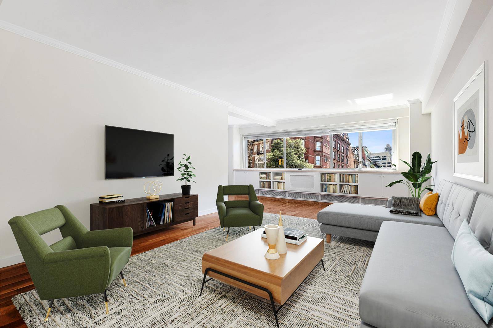Coveted Corner 2 beds, 2 baths residence in Prime UES Cond opResidence 3C boasts a large entry foyer that welcomes you to your light filled two bedroom, two bathroom home.
