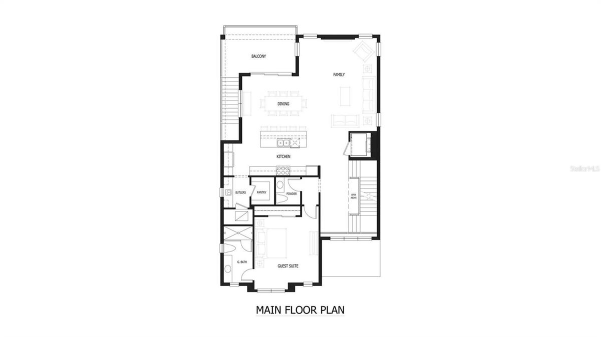 Main Floor Plan (2nd Floor)