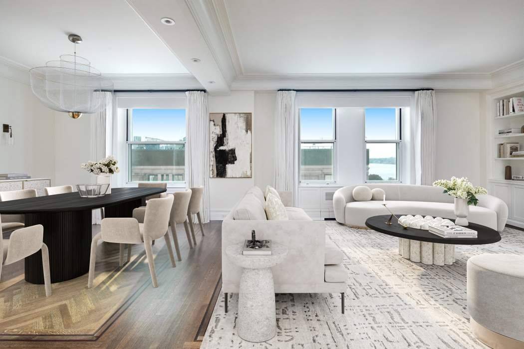 A Rare prewar condominium on Riverside Drive Move in ready, this carefully curated and exceptionally well crafted, spacious light filled prewar Condo overlooks Riverside Park and The Hudson River.