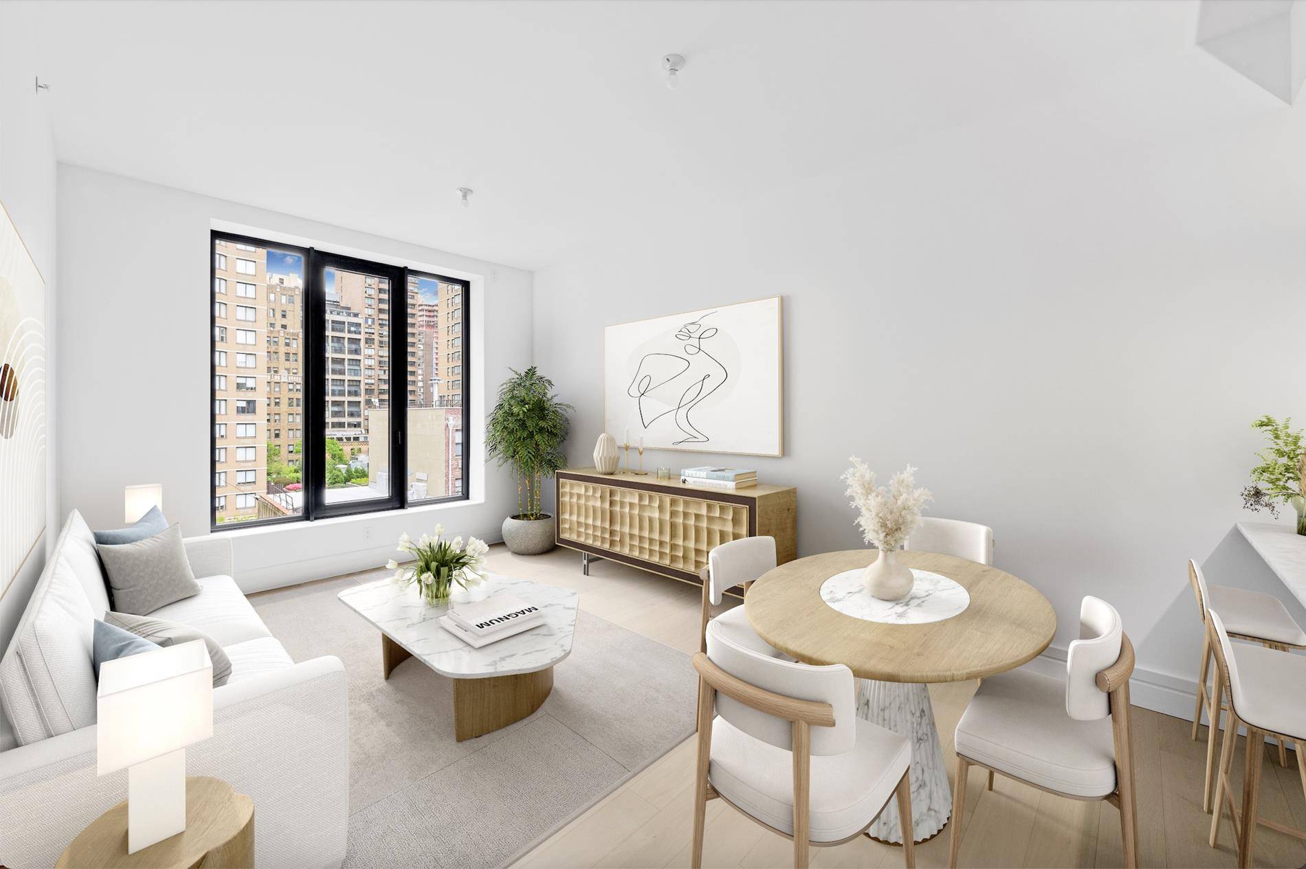 A brand new Kips Bay condo saturated with natural light, this inviting 1 bedroom, 1 bathroom home is an effortless blend of classic city elegance and contemporary design.
