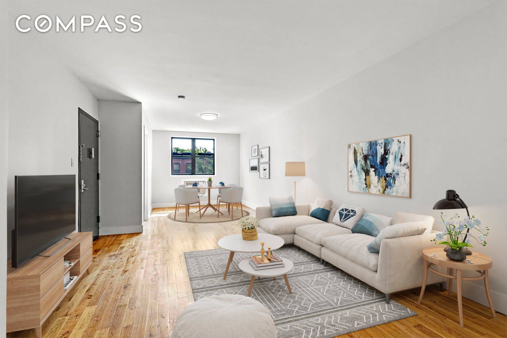 Beautiful, brand new three bedroom, two bathroom with washer dryer in a lovely Bed Stuy townhouse.