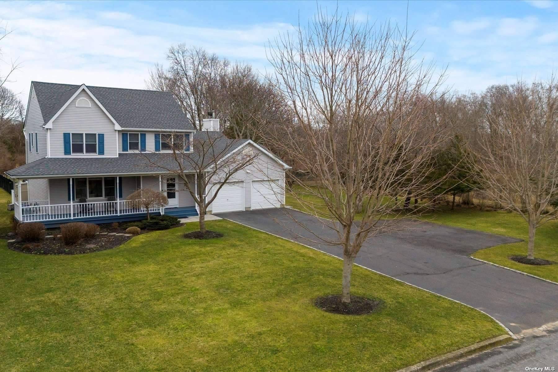 Welcome to this stunning four bedroom colonial home situated on a spacious one acre lot.