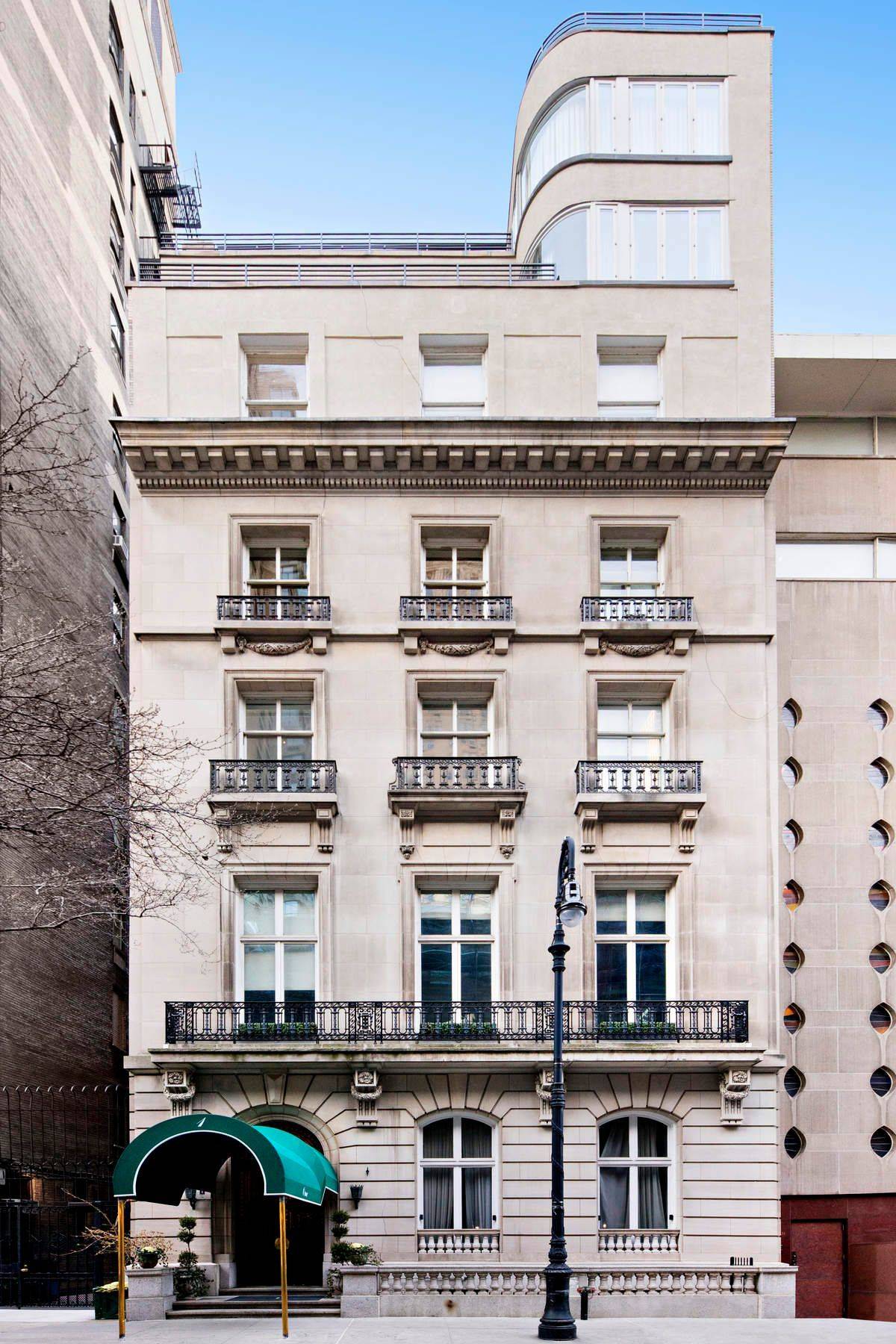 Perfectly situated on East 62nd Street between Fifth and Madison Avenues, this grandly scaled full floor condominium residence is situated atop one of Manhattan's finest residential landmarks, the Drexel Mansion.