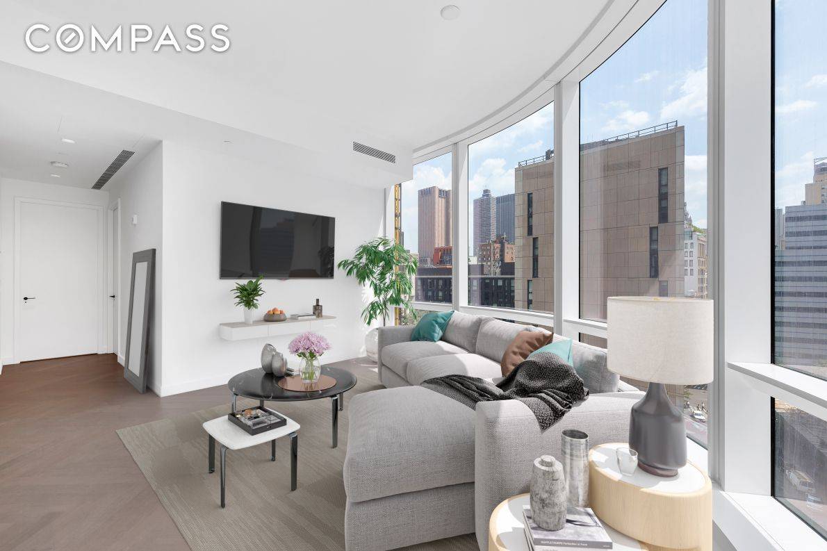 Tribeca Luxury One Bedroom Condo Rental in Iconic Skyscraper Oasis Available starting November 1st, 2023.