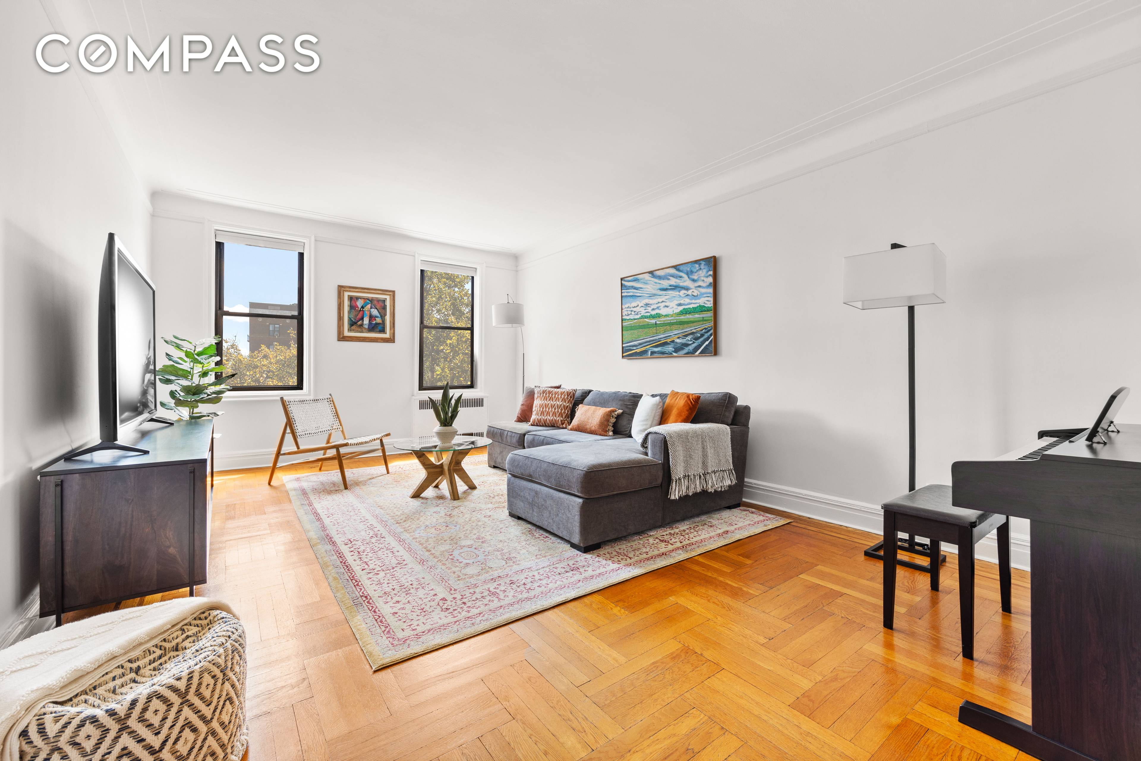 Expansive elegance awaits you, steps from Prospect Park within a gorgeous, iconic prewar building.
