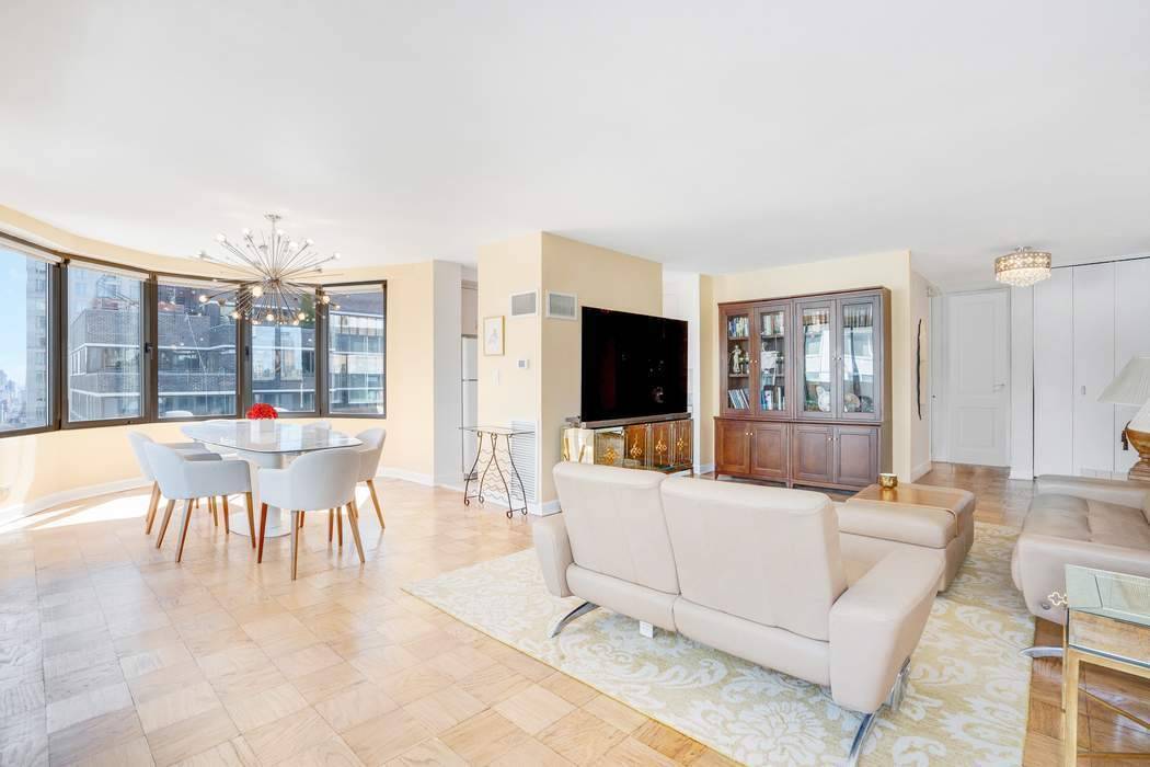 Exceptionally bright, oversized corner, one bedroom apartment, with Central park views, located in the best neighborhood in New York !