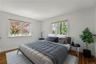 Virtually staged 2nd bedroom.