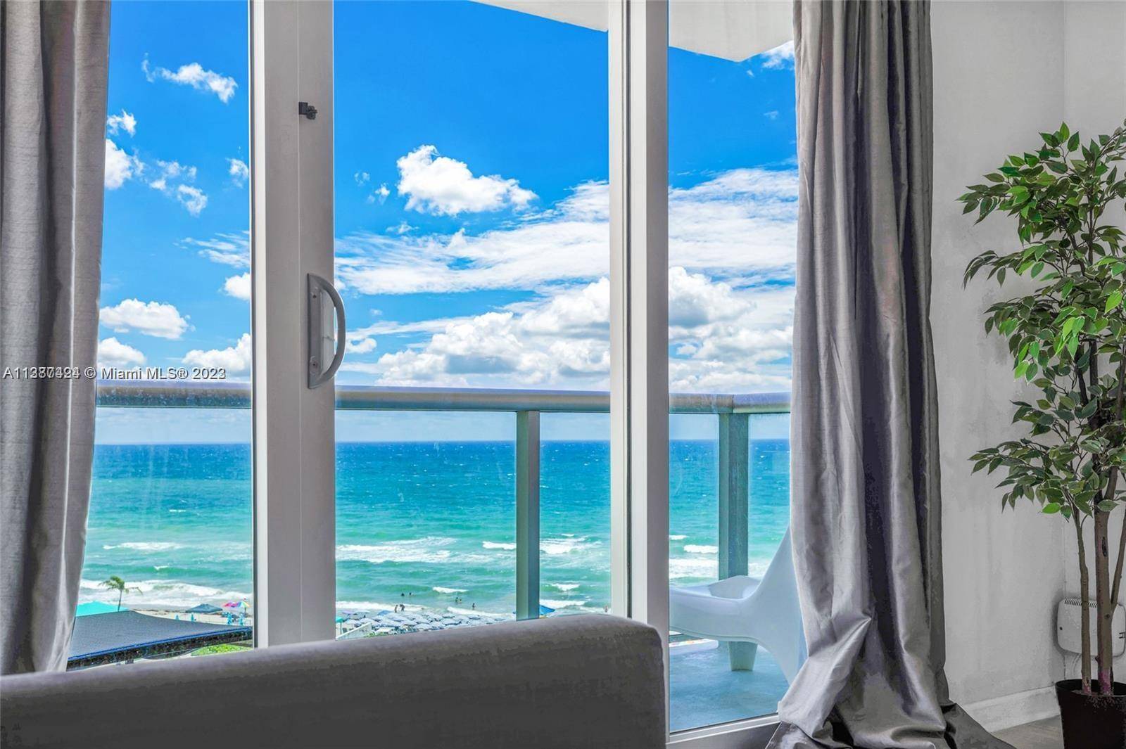 DIRECT OCEAN VIEWS OCEANFRONT BUILDING COMPLETELY FURNISHED AND EQUIPPED LARGE 1 1 UNIT 2 QUEEN BEDS AND ONE SOFA BED SHORT TERM AVAILABLE UTILITIES ARE INCLUDED WATER, FPL, WIFI, CABLE ...