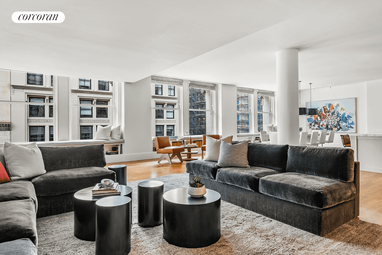 From the moment you walk through the door, this sprawling three bedroom loft on Fifth Avenue in the heart of the Flatiron is sure to impress.