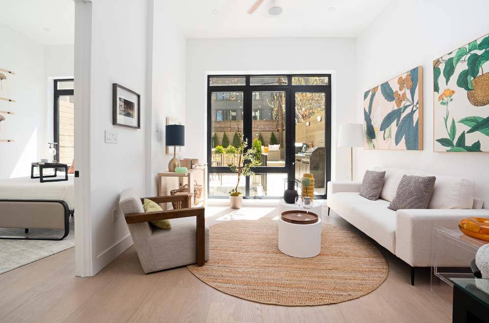 Introducing an exquisite offering in the heart of Greenpoint, Brooklyn a sophisticated modern luxury garden duplex.