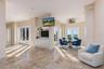Over 5,000 sq ft of beautifully finished lower level space with marble flooring throughout.