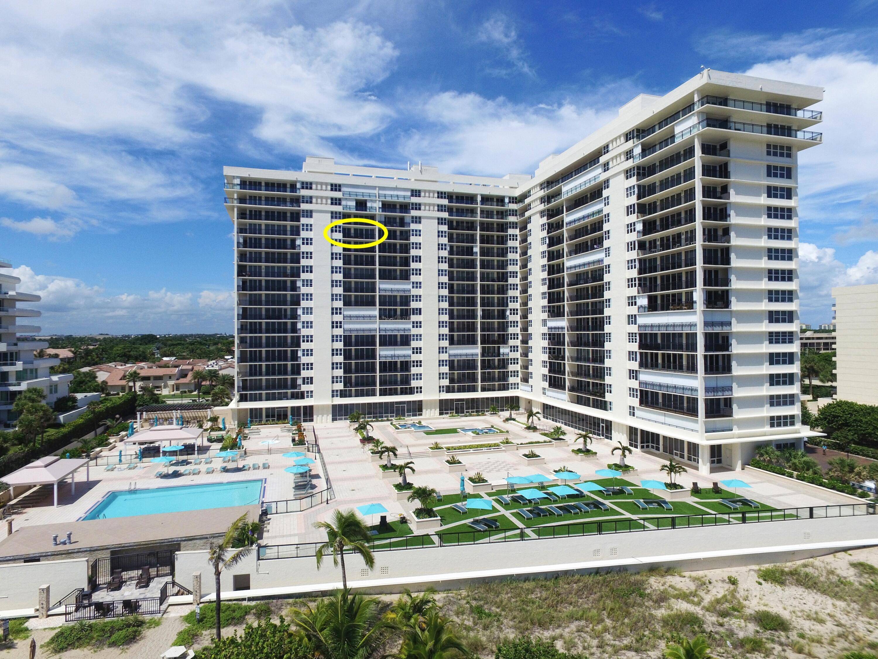 Incredible, unhindered views of the ocean greet you from this 15th floor residence in the coveted ''B'' stack !