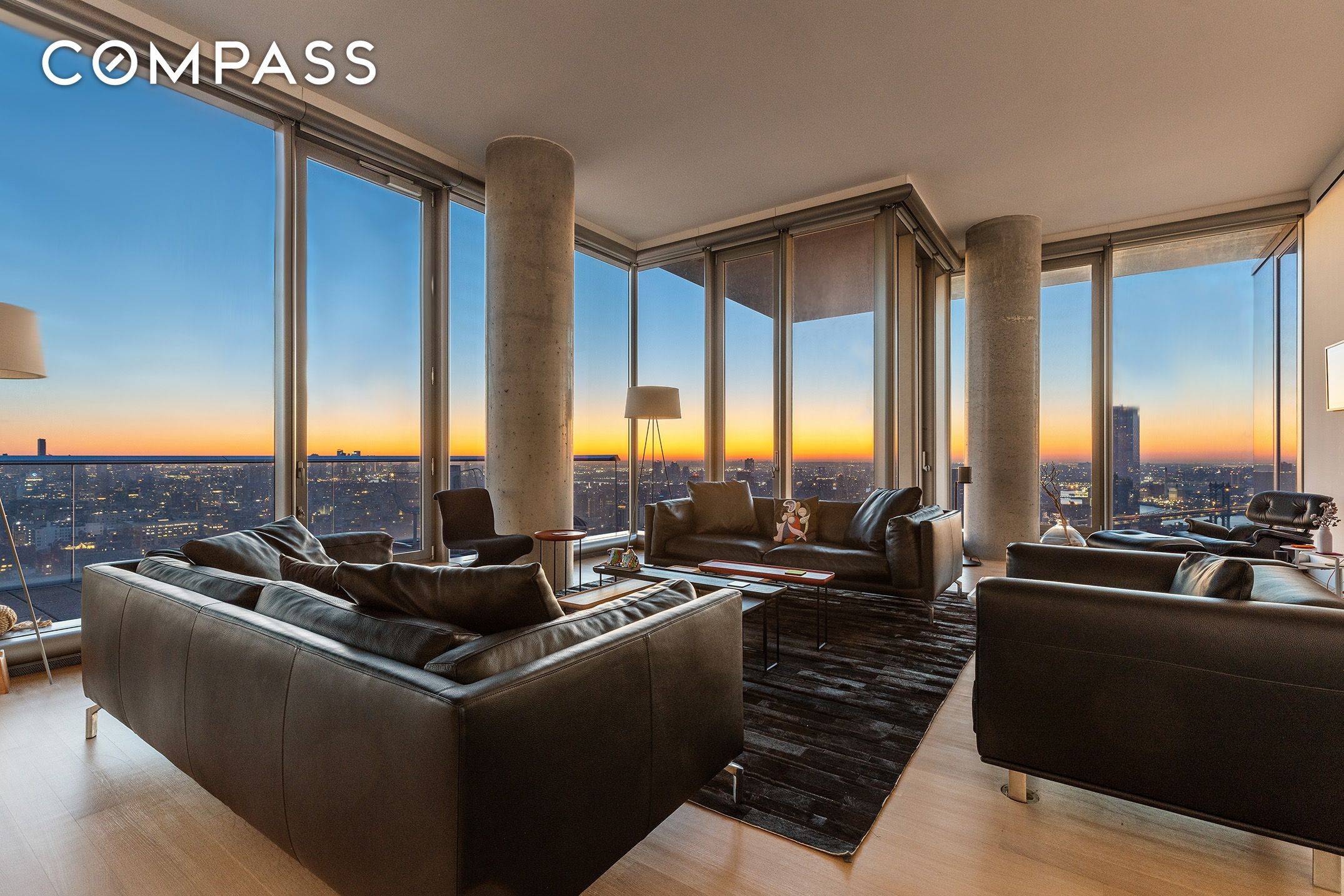 Jetliner, wraparound views newly offered at downtown's most iconic architectural masterpiece, 56 Leonard Street.