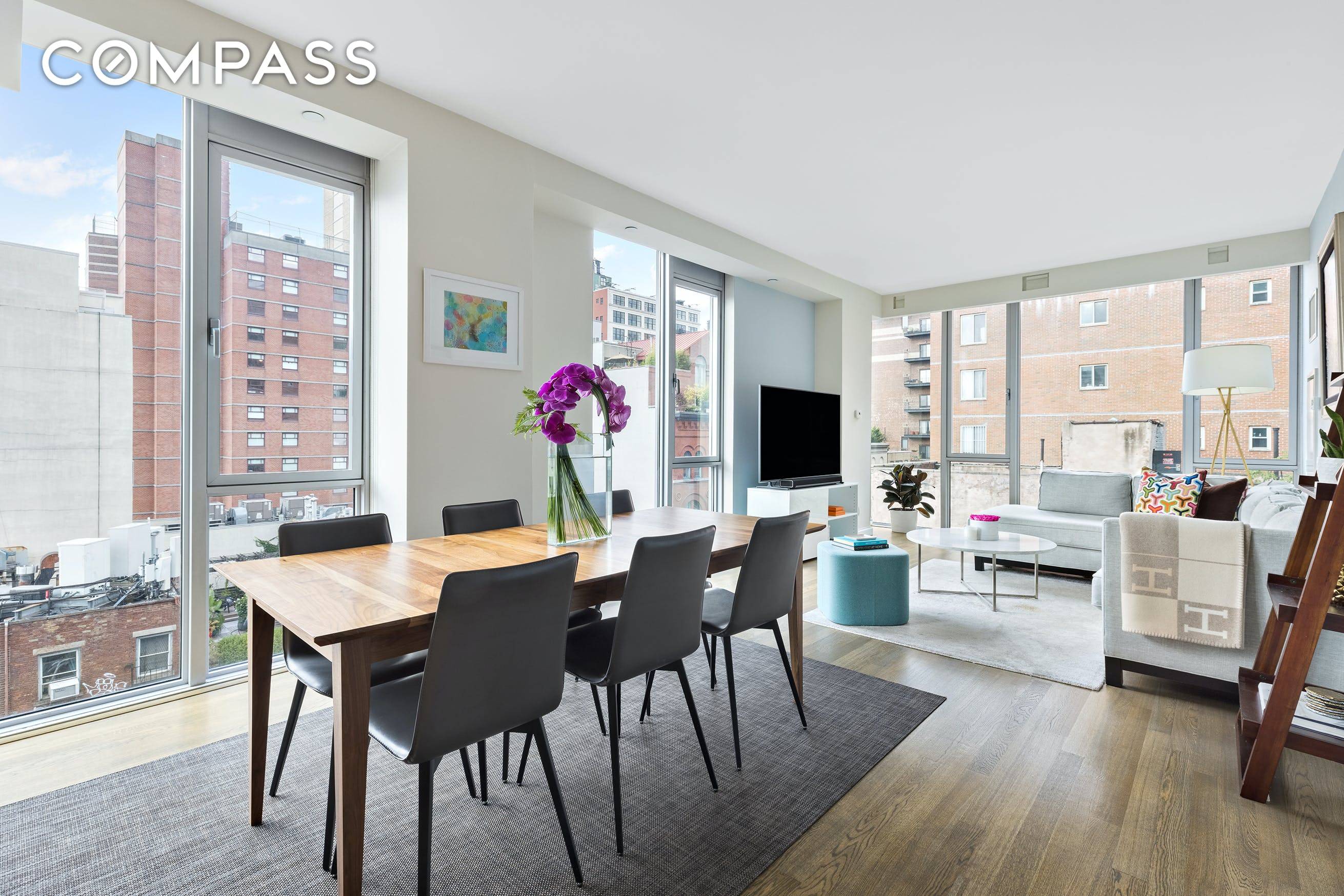 An incredible opportunity to live in the heart of Union Square in a stunning two bedroom two bath condo, featuring southern and western exposures.