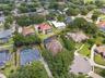 Aeriel Aeriel view home on .49 acres