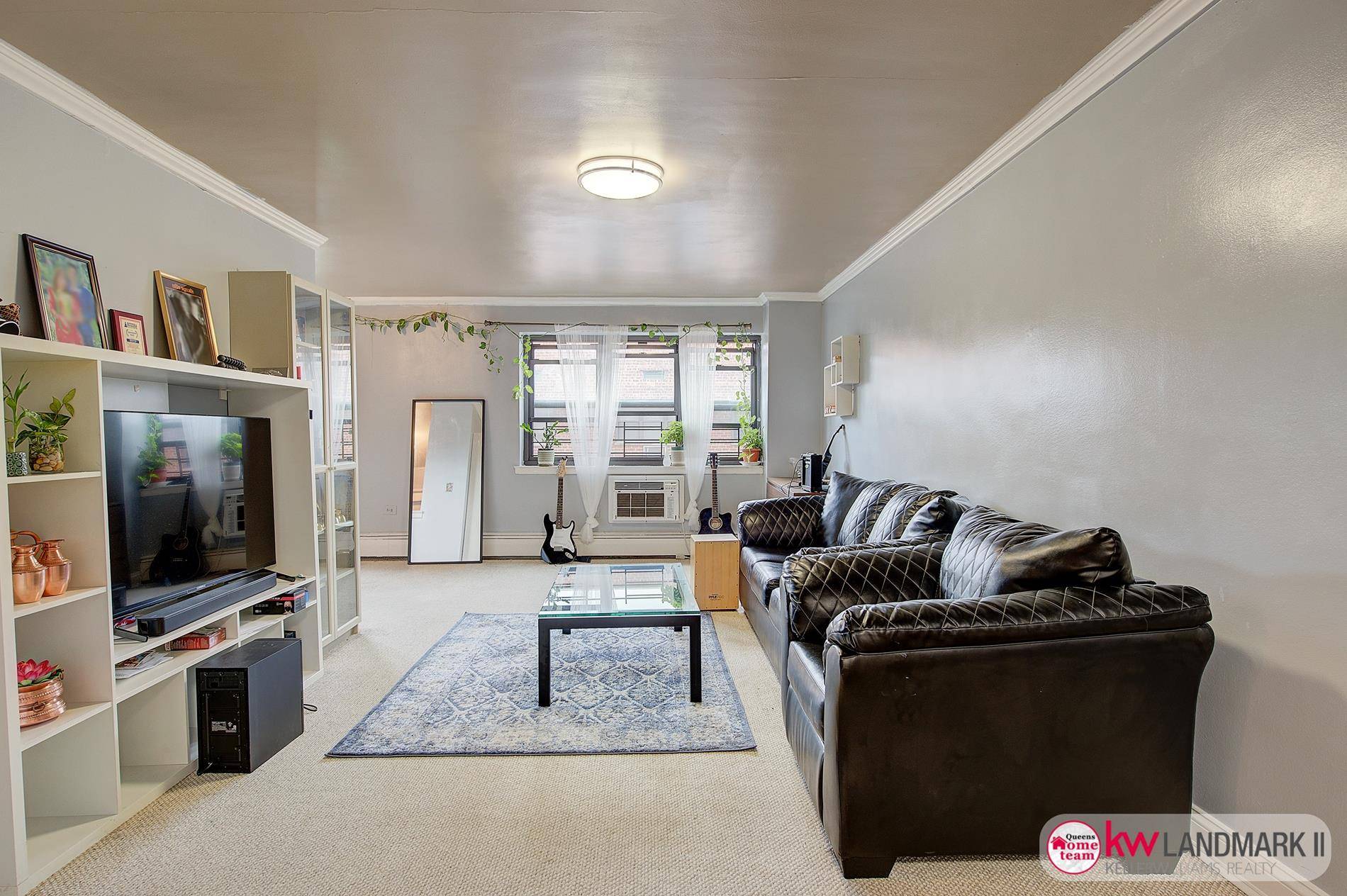 3bd 2ba apartment with formal foyer in entryway, en suite bathroom, large bedrooms, walk through galley style kitchen, separate dining area, lots of windows and plenty of space and light ...