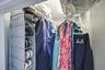Deep closet with shelving