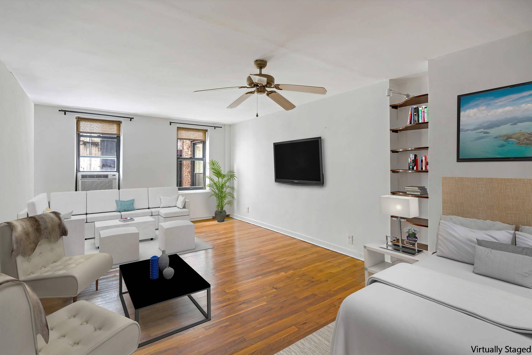 Beautiful, character filled studio home on a prime block, smack in the heart of Flatiron.