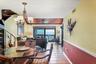 Dining Area with Full Bay Backdrop