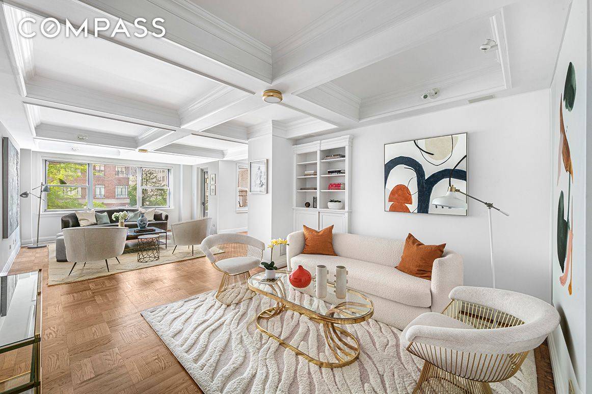 This beautifully renovated corner 2 bedroom, 2 bathroom home with a private balcony is now available in one of lower Fifth Avenue s most sought after buildings, The Brevoort.