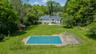 Drone shot of property