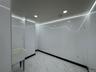 Unfurnished room featuring marble finish floor, visible vents, and recessed lighting