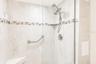Updated bathroom with walk-in shower.