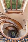 Stairs with healthy amount of natural light