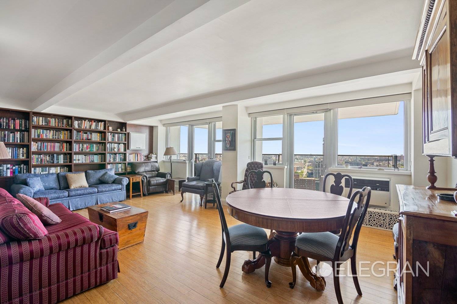 Extraordinary opportunity to own a 2000sf four bedroom home high above the heart of Brooklyn Heights.