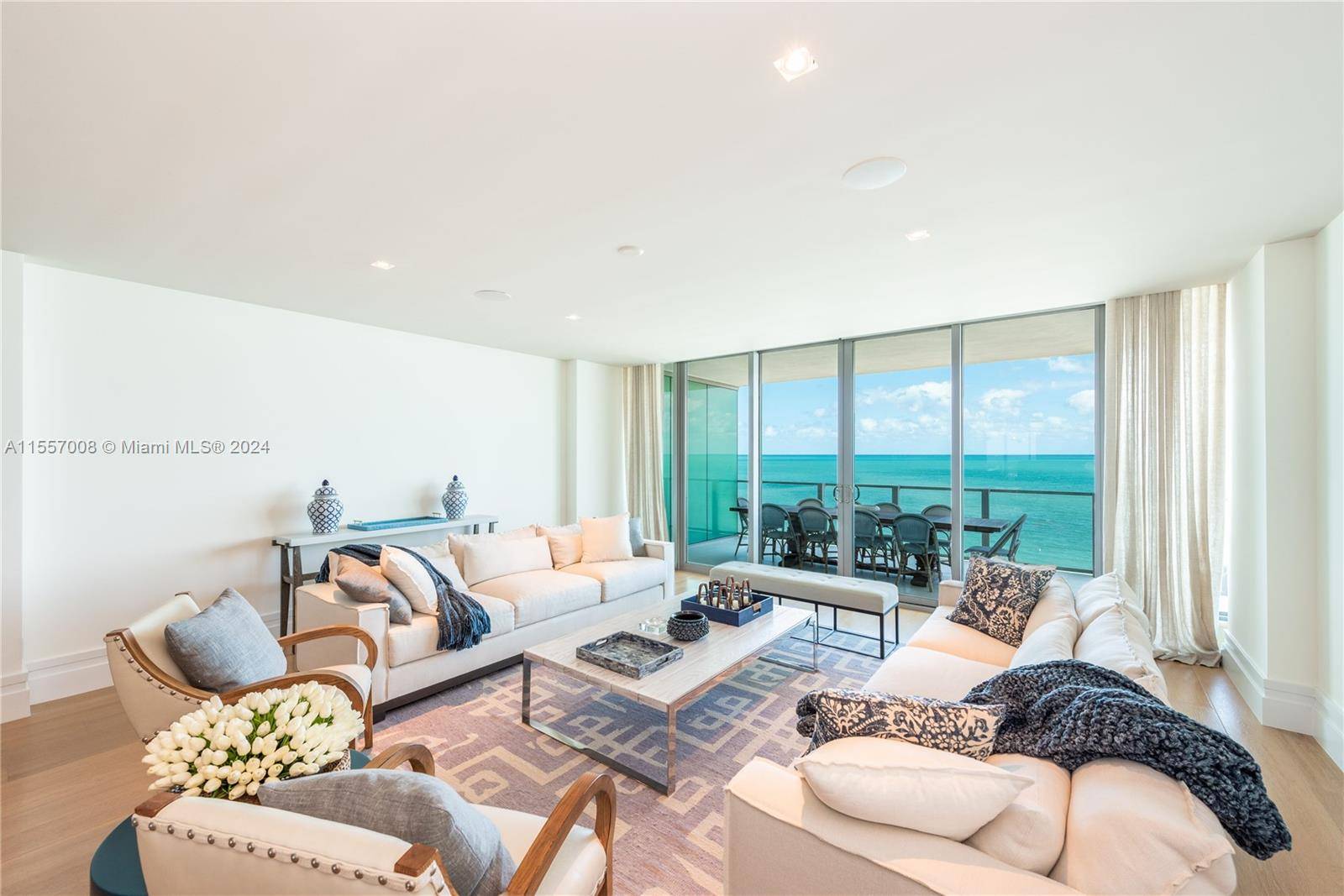 Direct ocean views from the 11th floor of Oceana Key Biscayne !