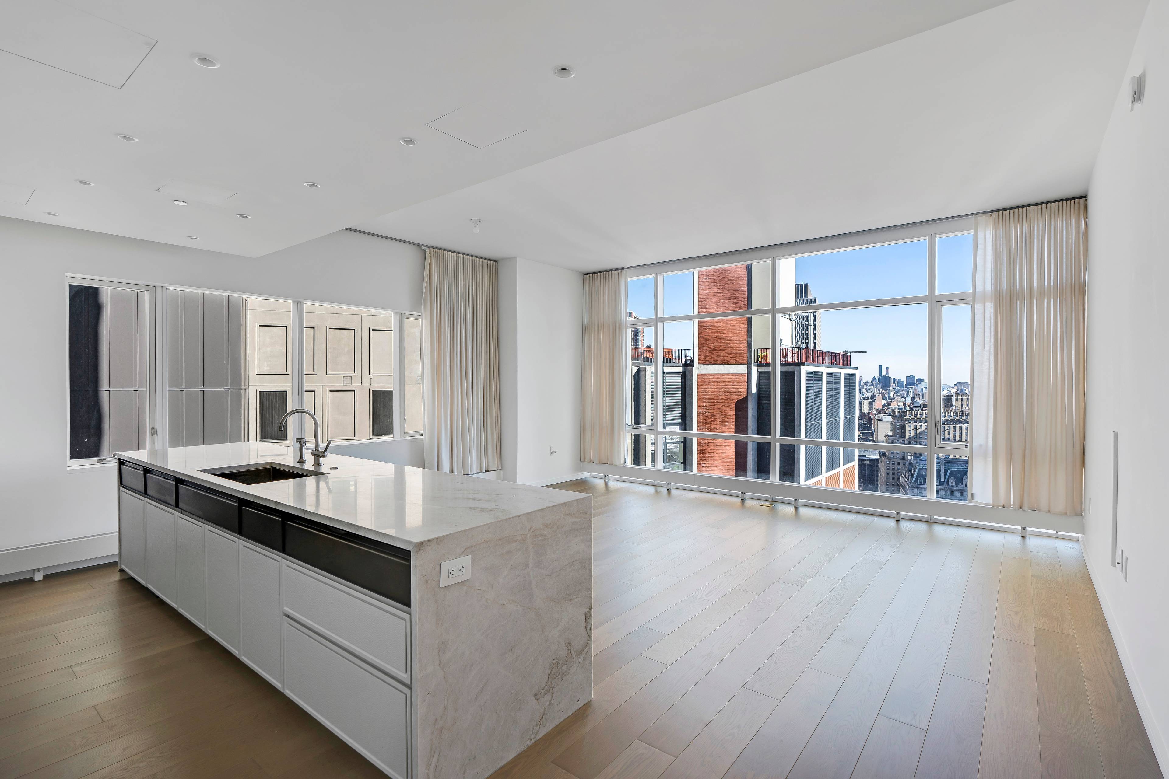 RARE OFFERING. Be the first to live in a spectacular home at The Beekman Residences offering triple exposure to the North, West and South and unobstructed views of the city ...