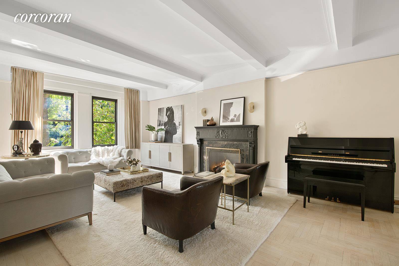 Sprawling Park Slope prewar apartment with stunning modern upgrades and finishes, impeccably designed and built to entertain.