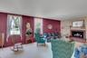 13' x 23' Spacious Living room w soaring 9ft ceiling, Hardwood floors, and wood-burning FPL "Gas Available"