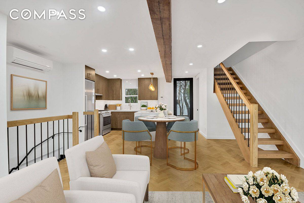 RED HOOK Contemporary Farmhouse Style Townhouse For Sale Introducing 204 Richard Street Reimagined, Redefined and totally Reconceptualized Contemporary Farmhouse Style Designed Townhouse W Amazing Roof top Terrace.