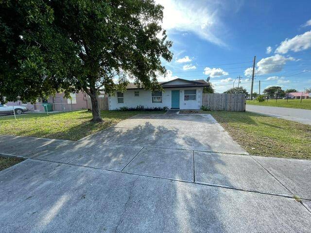 Newly renovated home. Large corner lot with private wood fence.