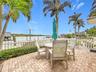 Your back patio is spacious and offers great water views. It doesn't get any better then this!