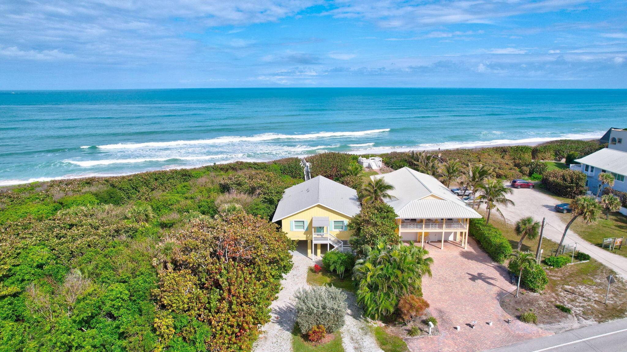 Spectacular oceanfront 3 2 home with 1 car carport situated on the barrier island minutes to Johns Island and the Windsor, close to shopping, dining and the Sebastian Inlet.