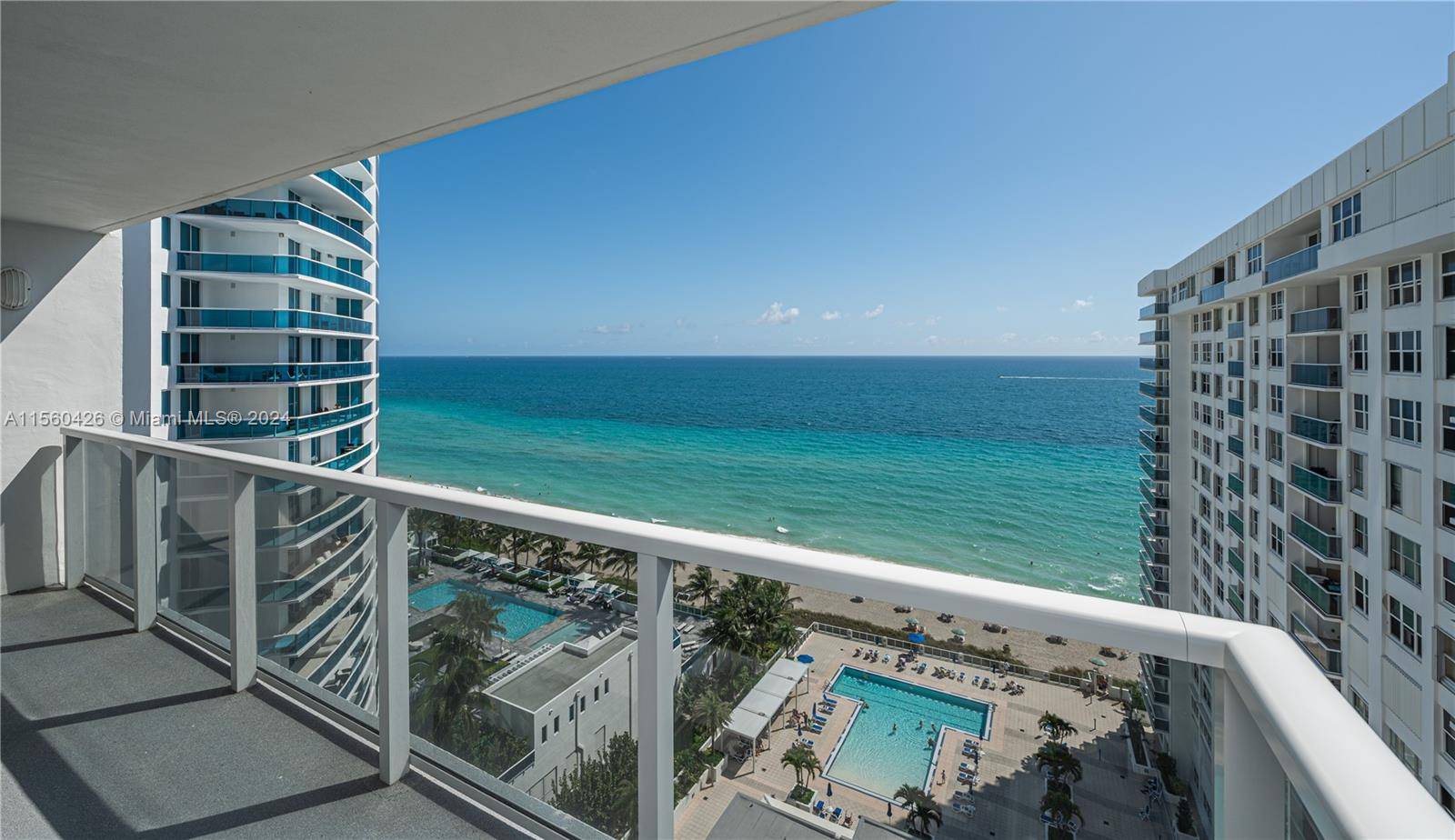 Amazing spacious 2 2, 5 condo, tastefully furnished with Ocean Pool Intracoastal Views from an open wraparound balcony is offered for rent.