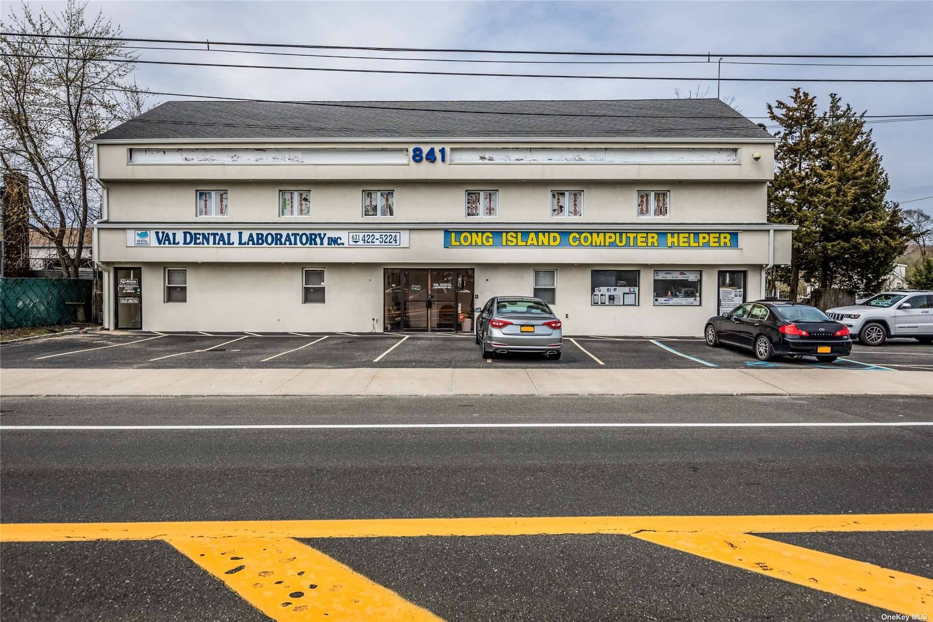 This commercial property is a standalone building located at a bustling intersection on SunriseHighway in West Babylon.
