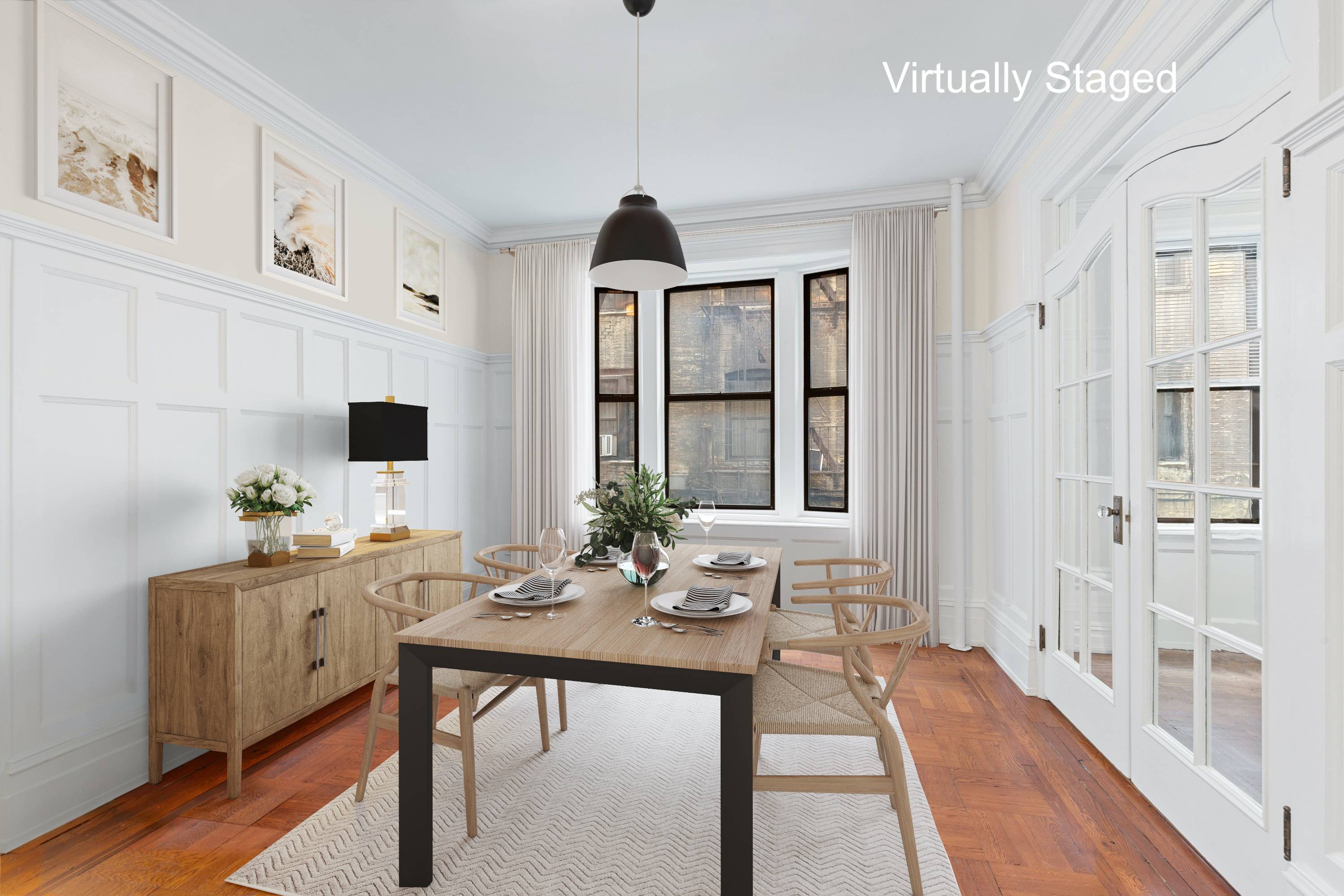 MINT FLEX 2 BEDROOM IN HUDSON HEIGHTS Preserved and restored details from the early 1900 s anchor this 4 room convertible 2 bedroom home with beauty and grandeur.