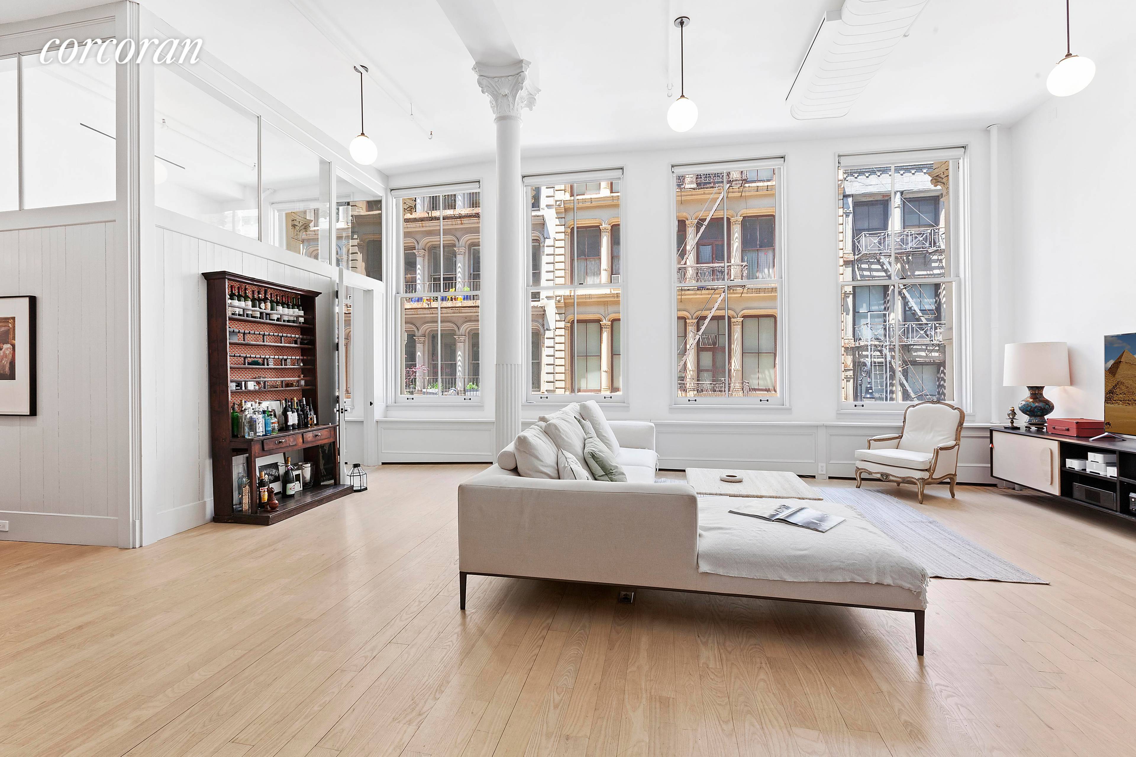 Welcome to your gorgeous gut renovated, massive, SOHO loft !