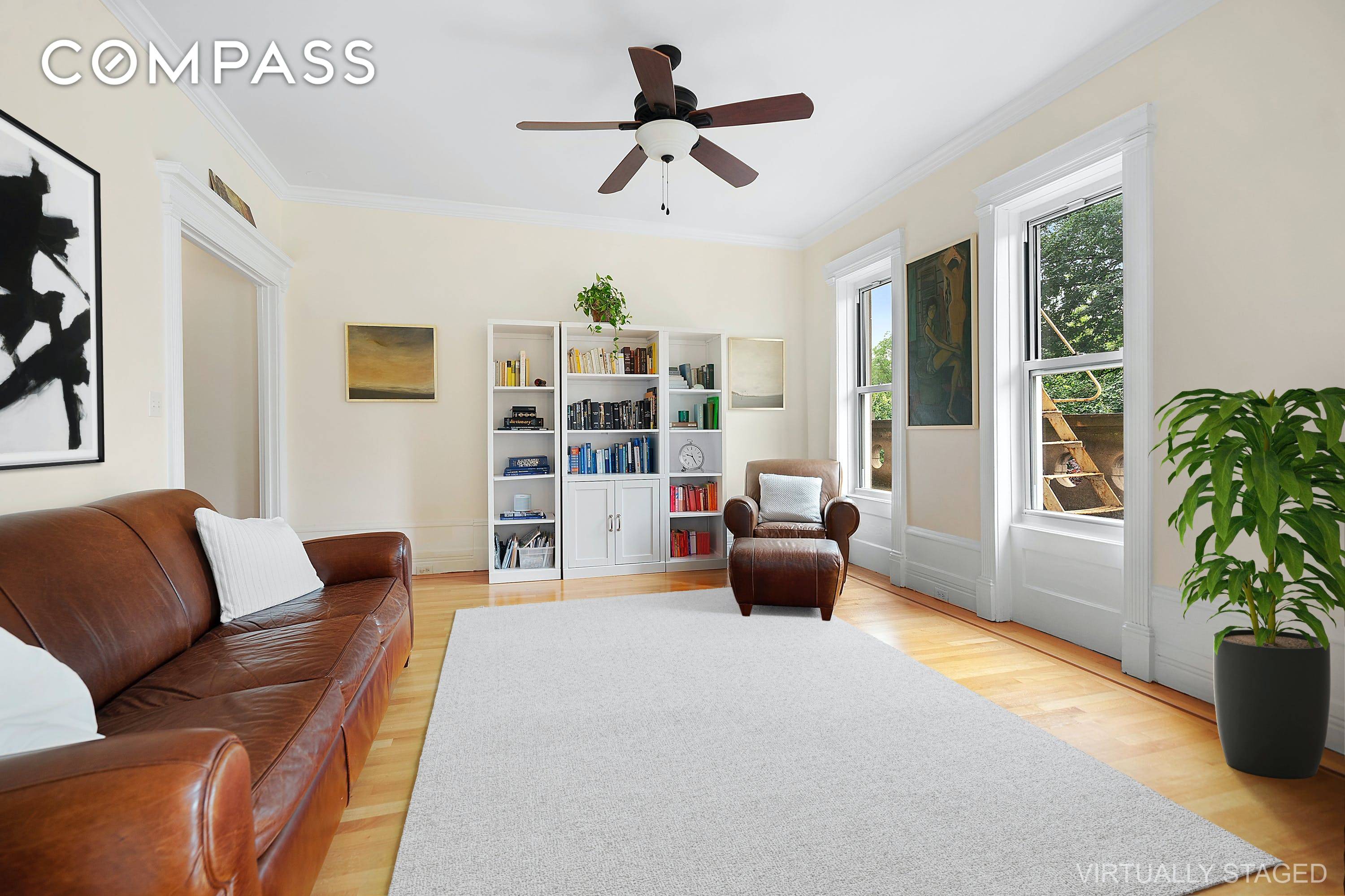 If you're looking for a LARGE 2 bedroom apartment, 469 Eastern Parkway D has it all !
